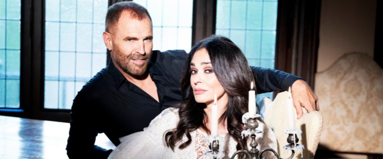 Locandina di La moglie fantasma. Maria Grazia Cucinotta e Pino Quartullo