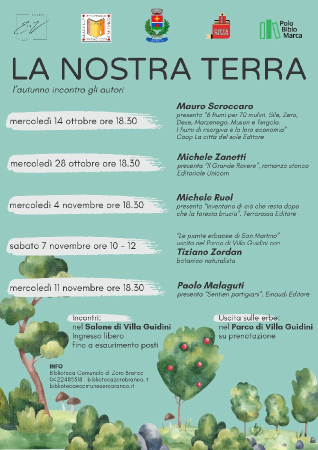 Locandina di La Nostra Terra. L'autunno incontra gli autori