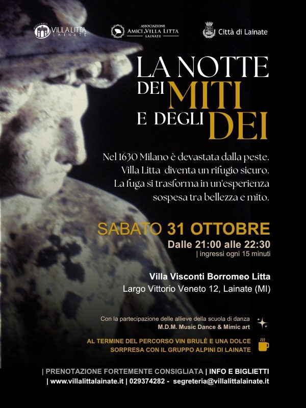 Locandina di La notte dei miti e degli dei