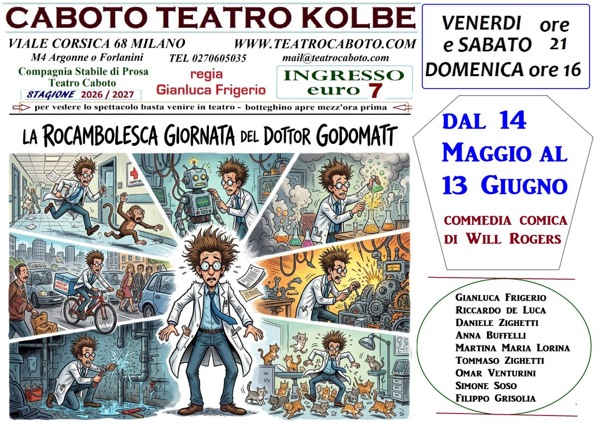 Locandina di LA ROCAMBOLESCA GIORNATA DEL DOTTOR GODOMATT
