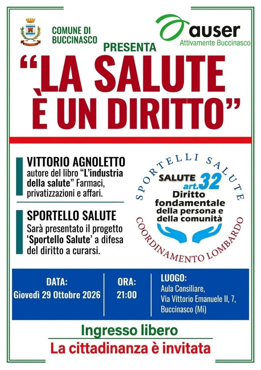 Locandina di La salute è un diritto