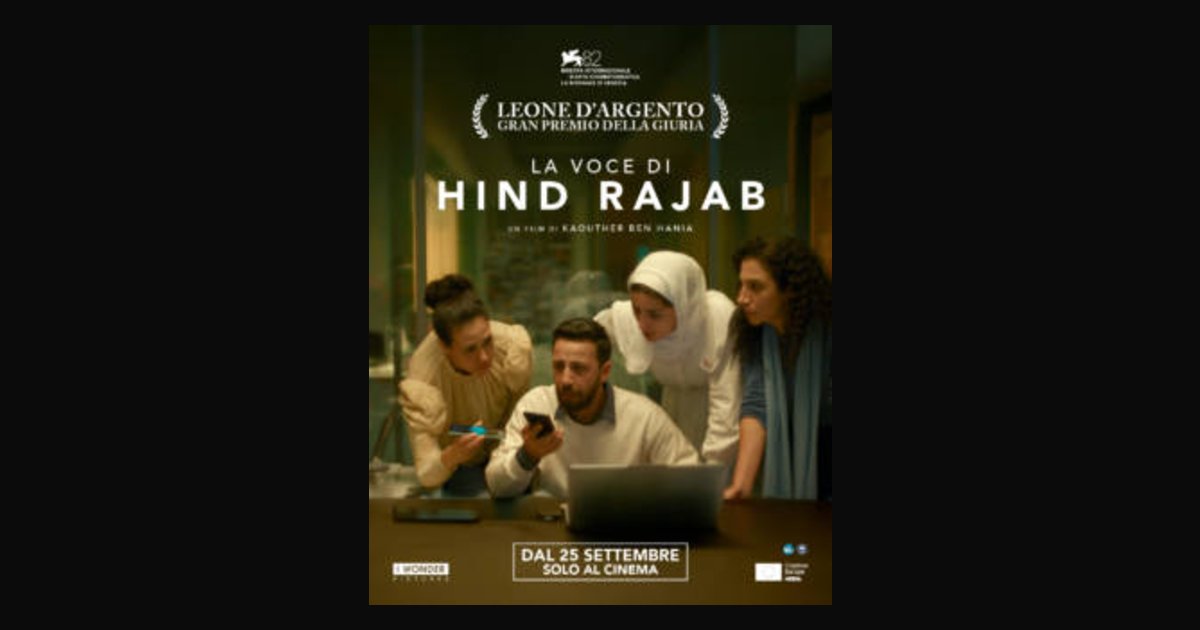 Locandina di La voce di Hind Rajab