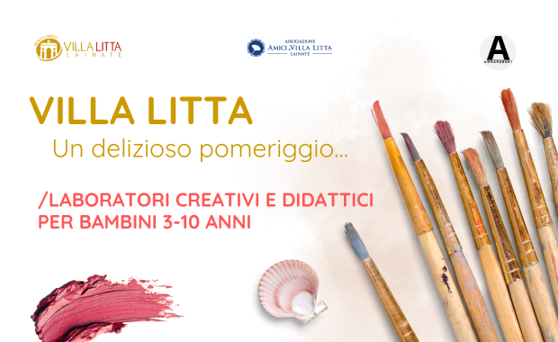 Locandina di Laboratori per bambini a Villa Litta