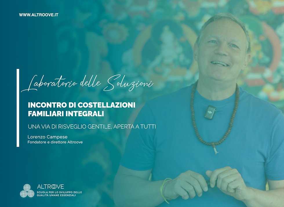 Locandina di Laboratorio di Costellazioni con Lorenzo Campese