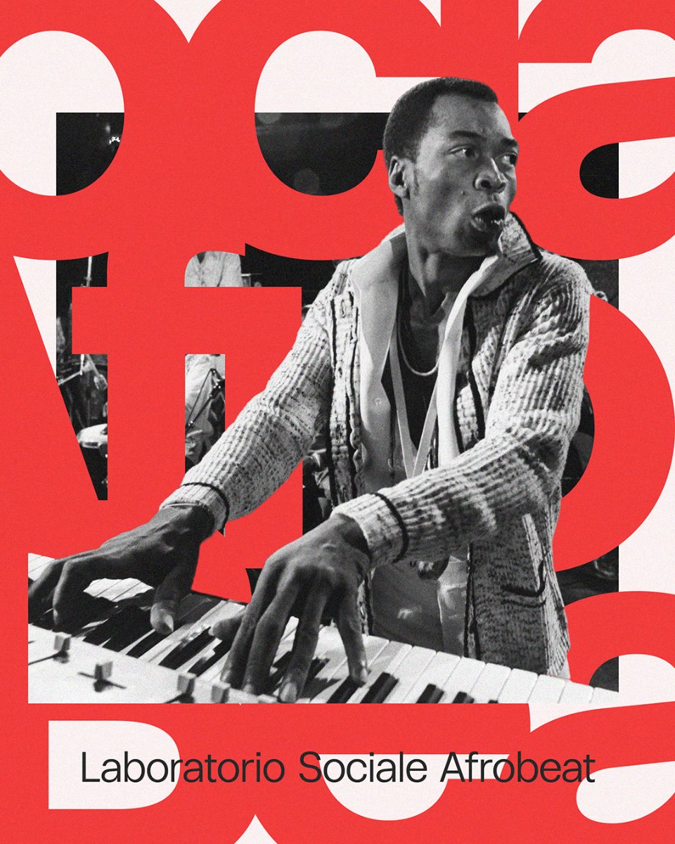 Locandina di Laboratorio Sociale Afrobeat e saggio finale