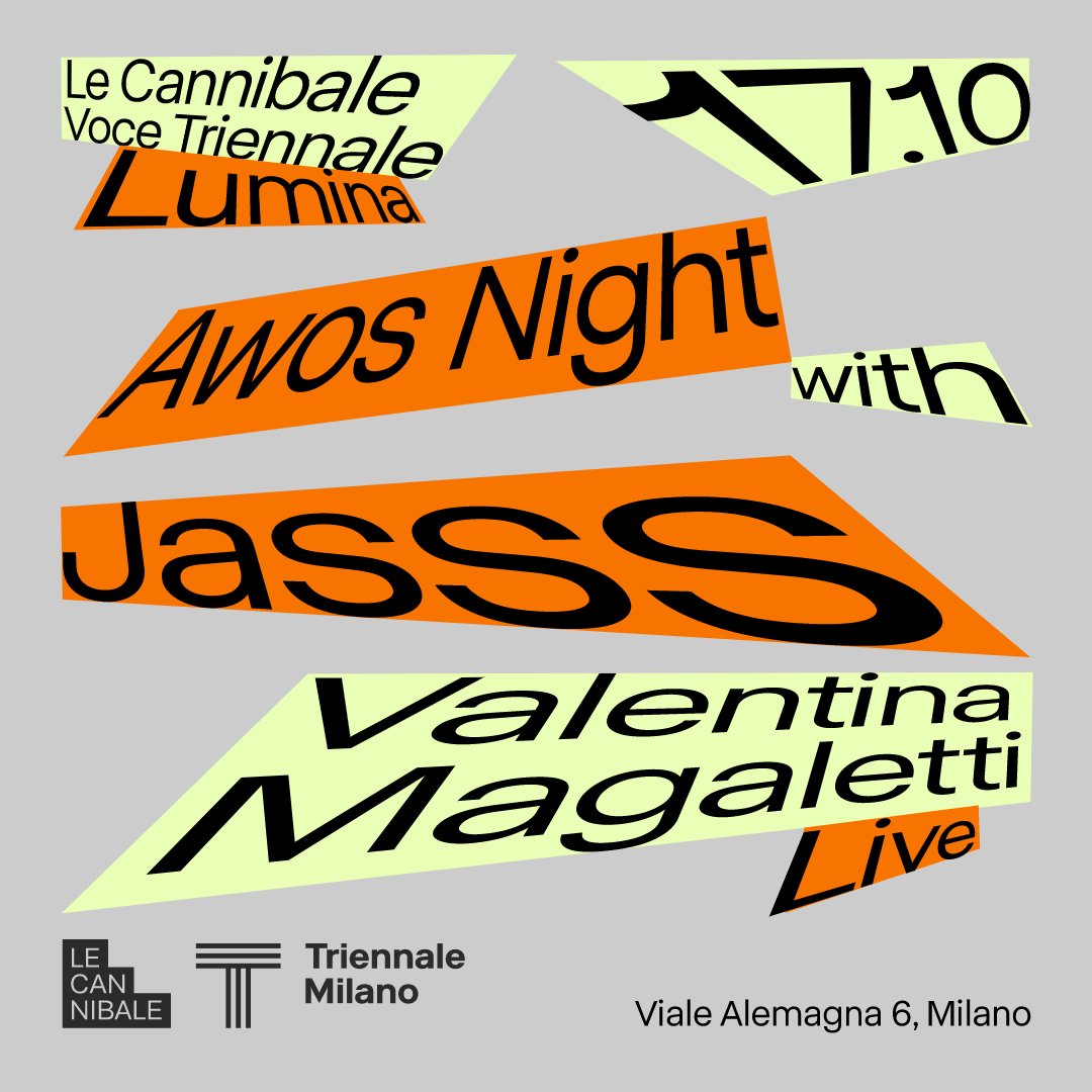 Locandina di LE CANNIBALE TRIENNALE - JASSS, VALENTINA MAGALETTI