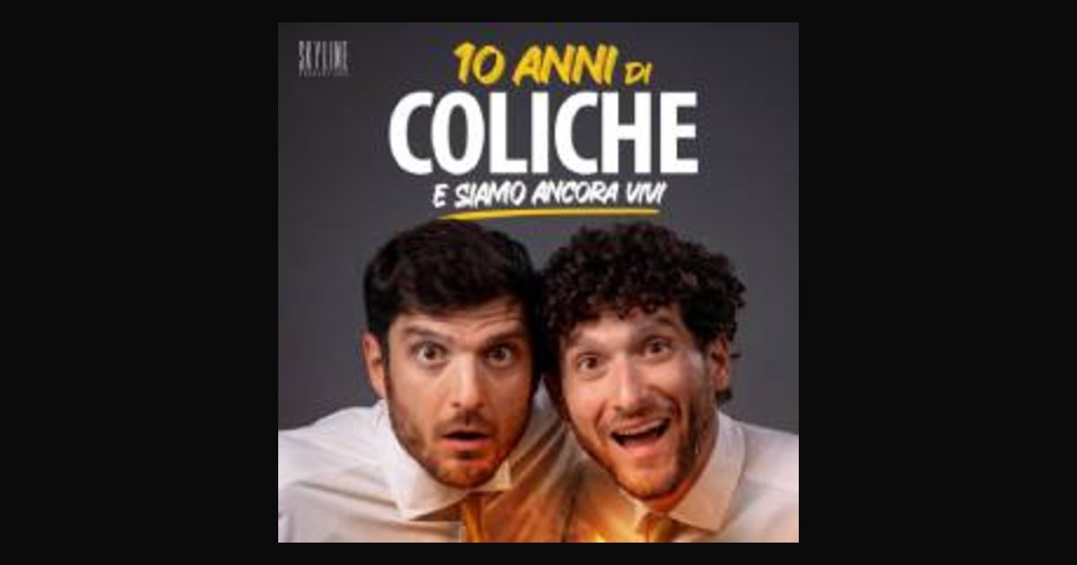 Locandina di Le Coliche - 10 anni di Coliche e siamo ancora vivi