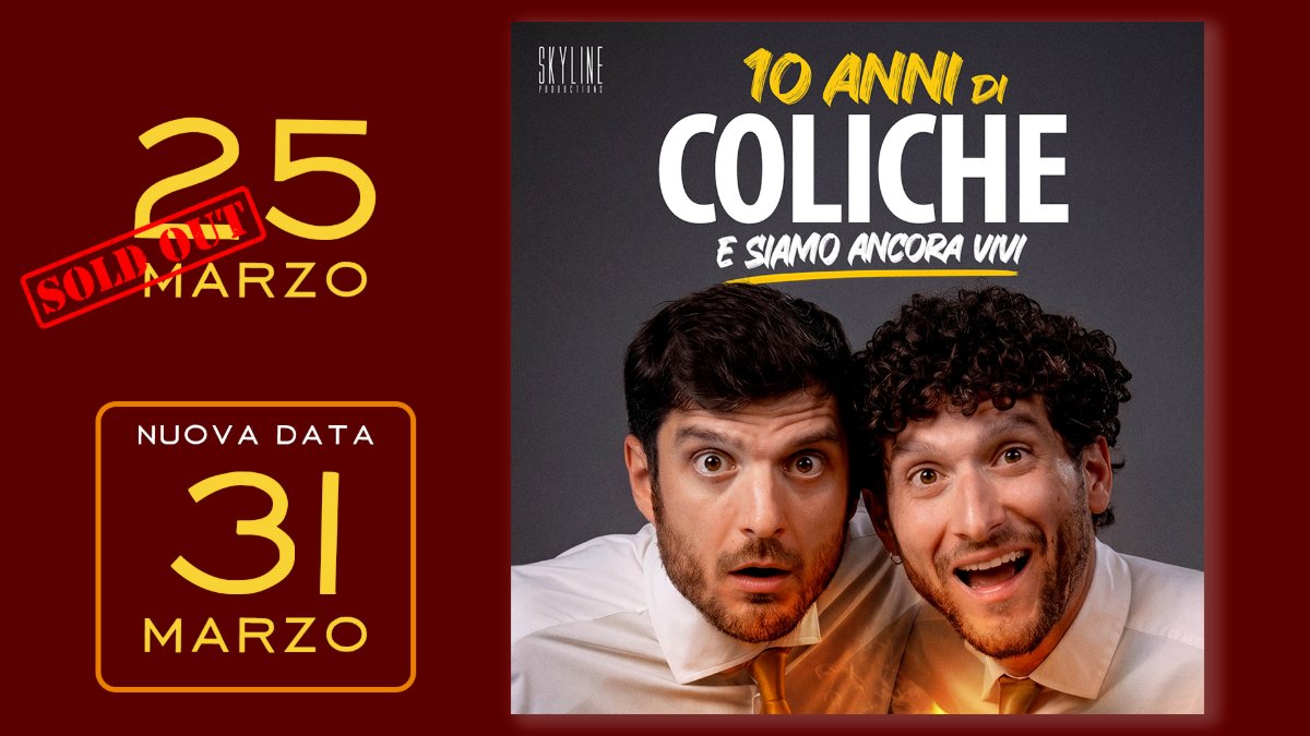 Locandina di Le Coliche – 10 anni di Coliche e siamo ancora vivi