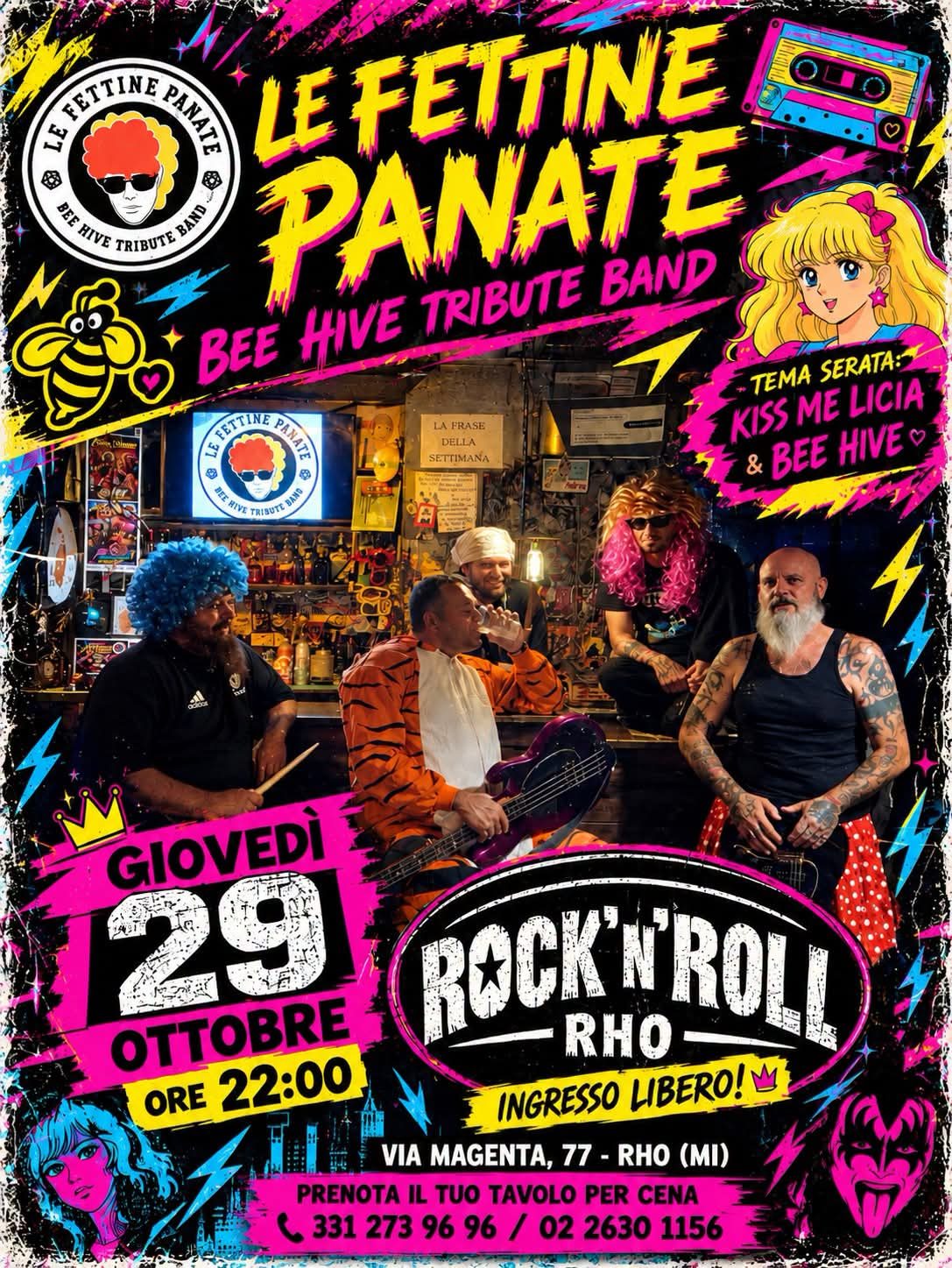 Locandina di Le Fettine Panate – Bee Hive tribute