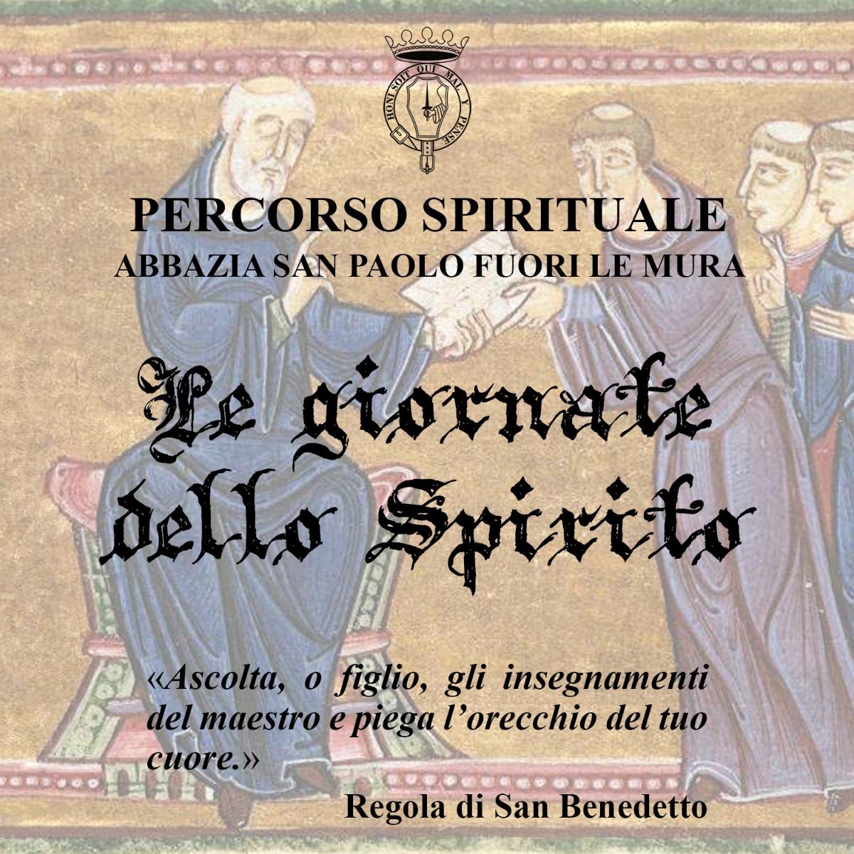 Locandina di Le giornate dello Spirito: un cammino di conversione all’Abbazia di San Paolo