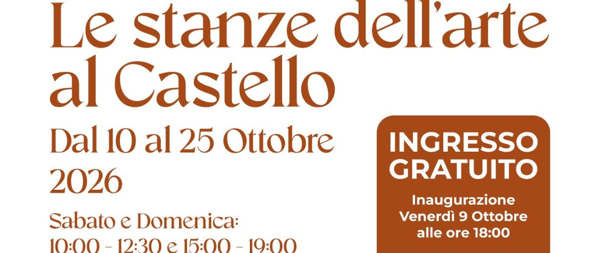 Locandina di Le Stanze dell'Arte al Castello