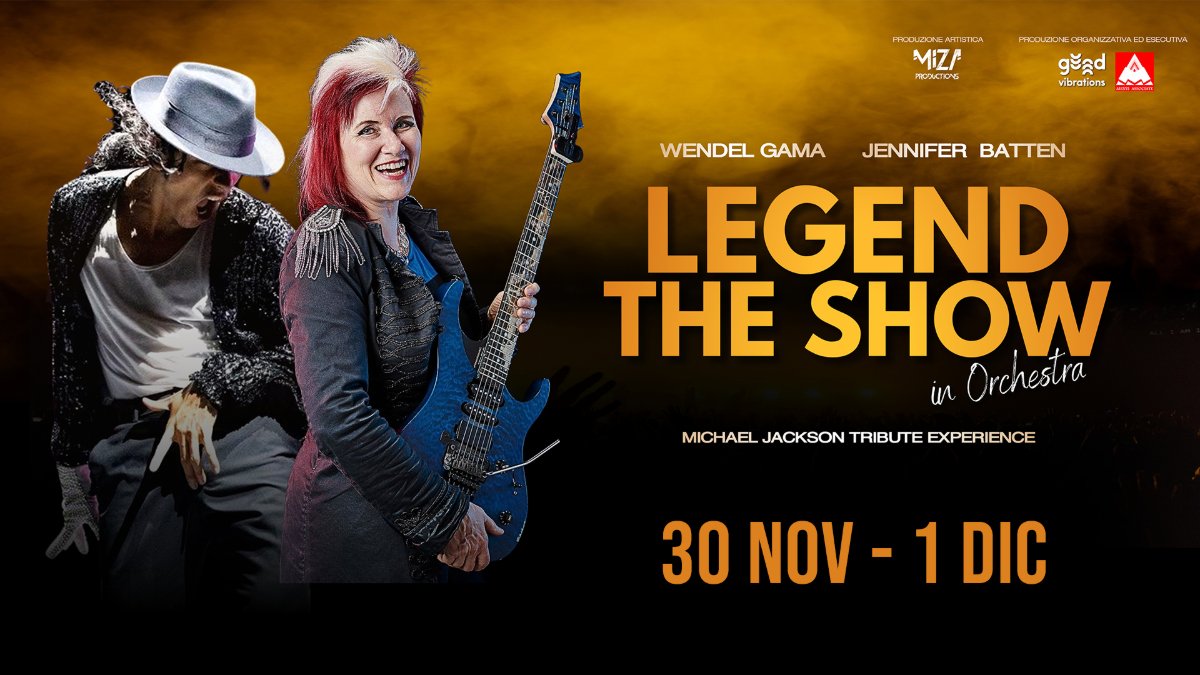 Locandina di Legend The Show con Jennifer Batten