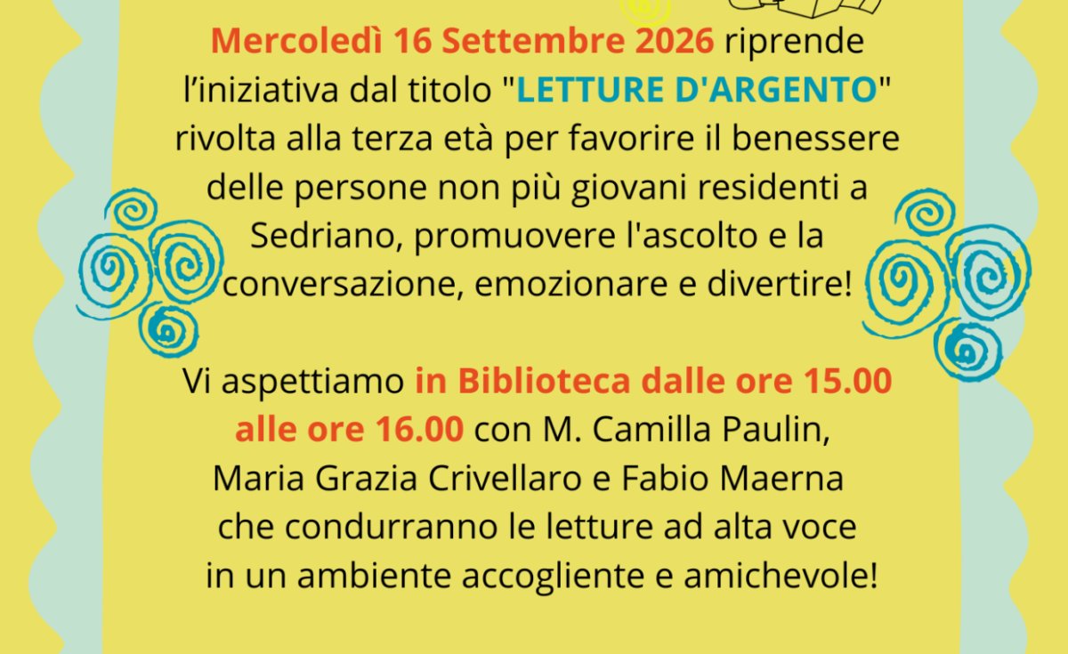 Locandina di Letture d'Argento 2026