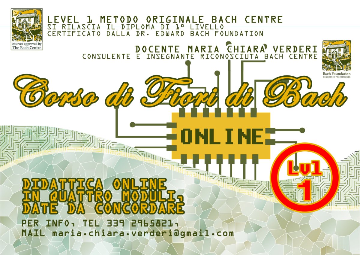 Locandina di Level 1 - Formazione Internazionale Bach Centre