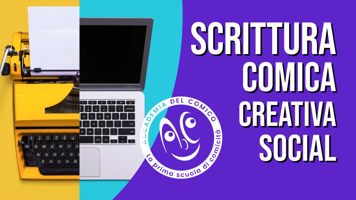 Locandina di Lezione prova corso di Scrittura comica e creativa