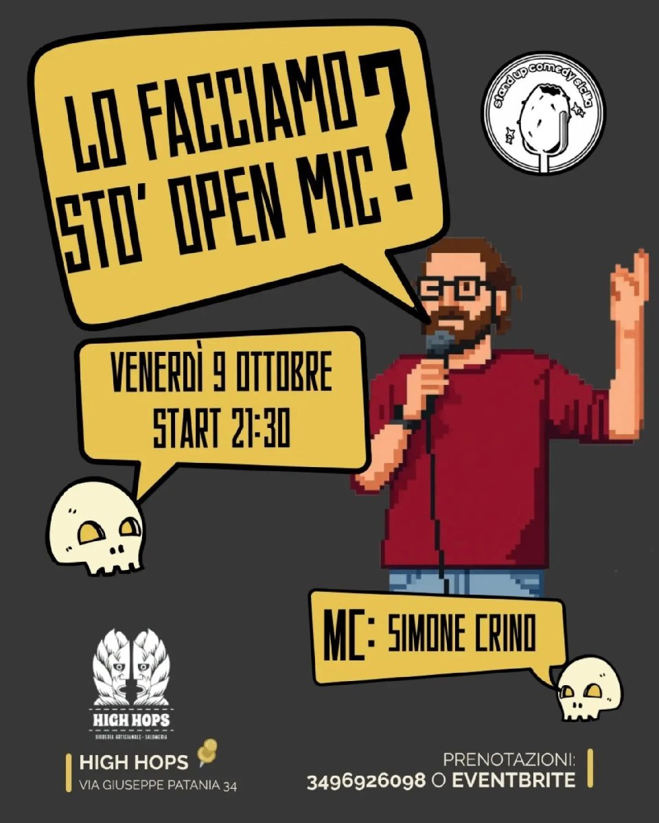 Locandina di Lo facciamo 'sto open mic?
