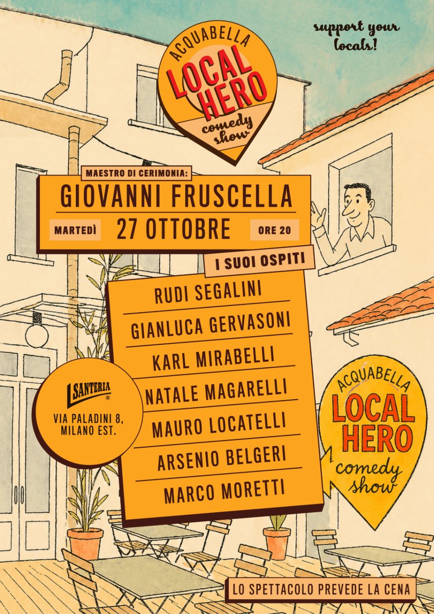 Locandina di LOCAL HERO | Comedy Show