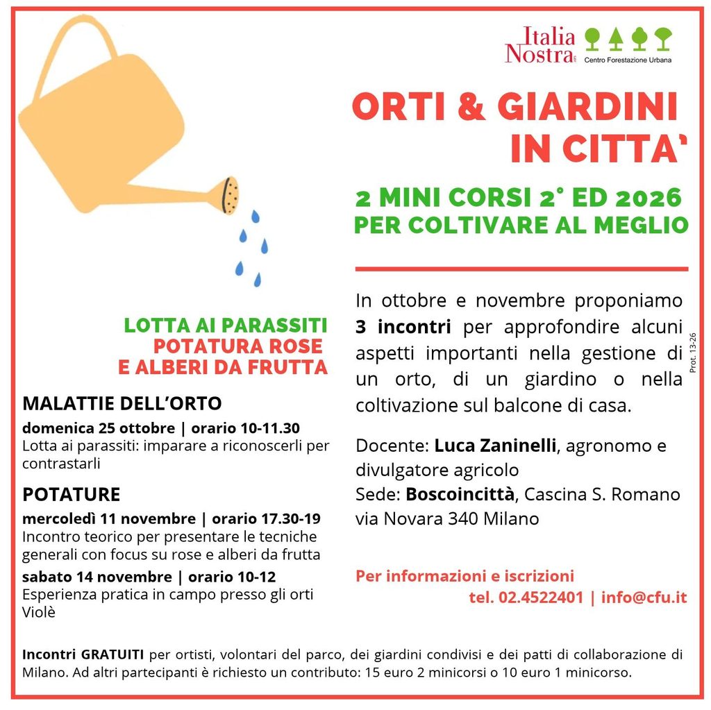 Locandina di Lotta ai parassiti: imparare a riconoscerli per contrastarli