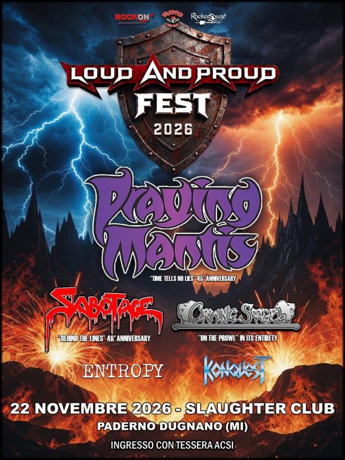 Locandina di LOUD AND PROUD FEST 2026