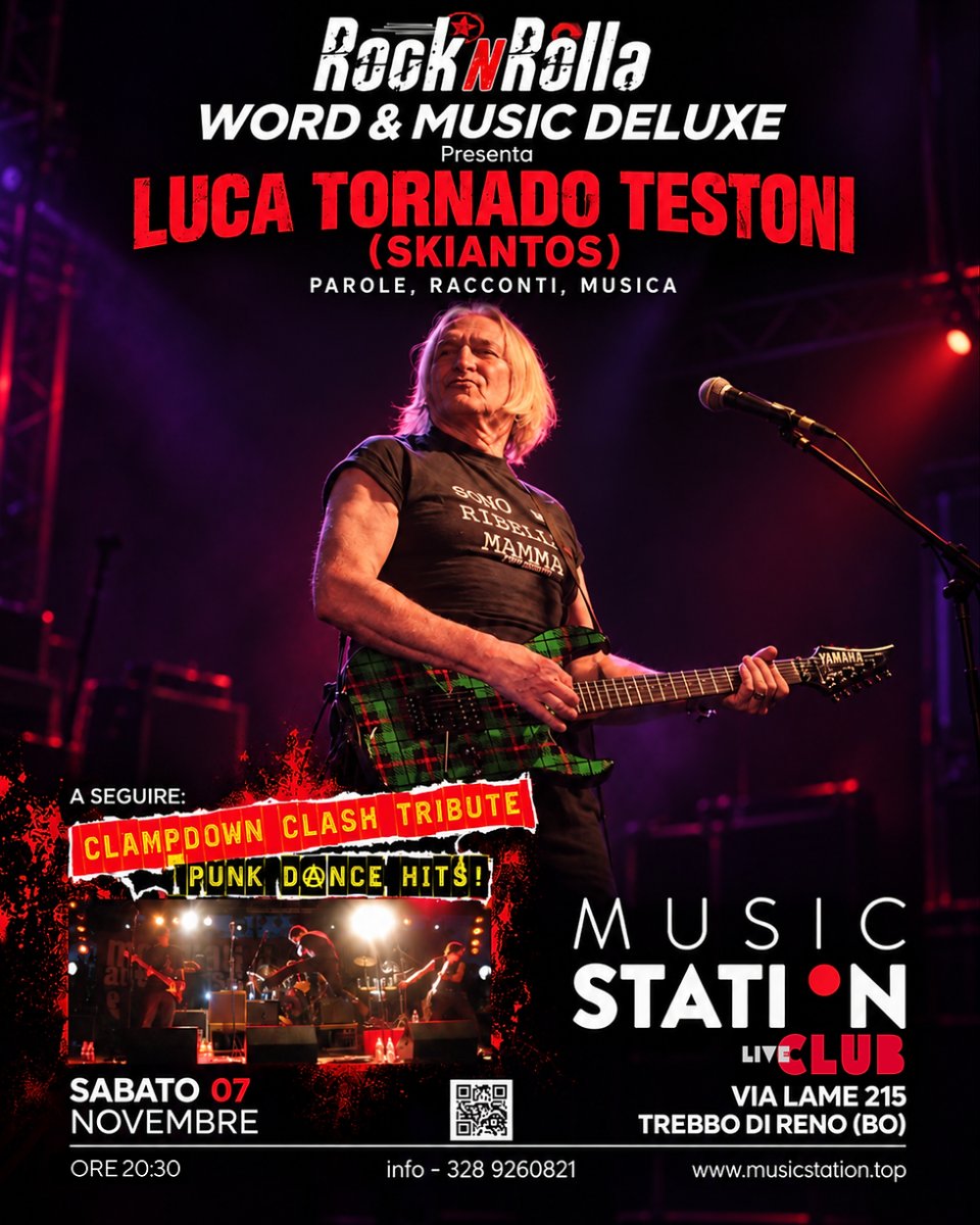 Locandina di Luca “Tornado” Testoni – Clampdown The Clash Tribute