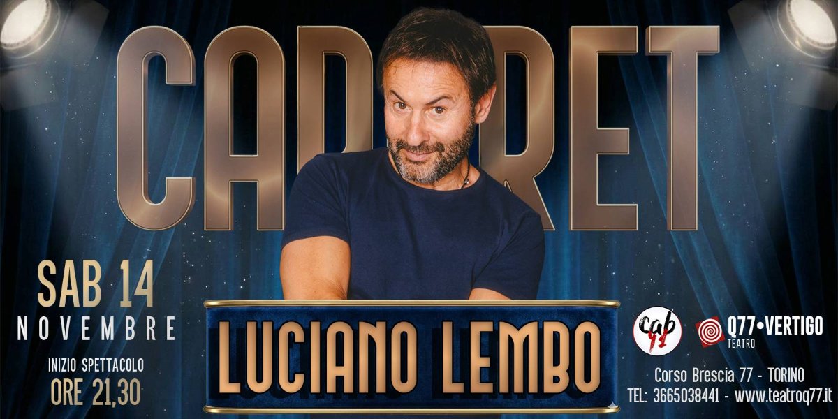 Locandina di Luciano Lembo in Buona Serata