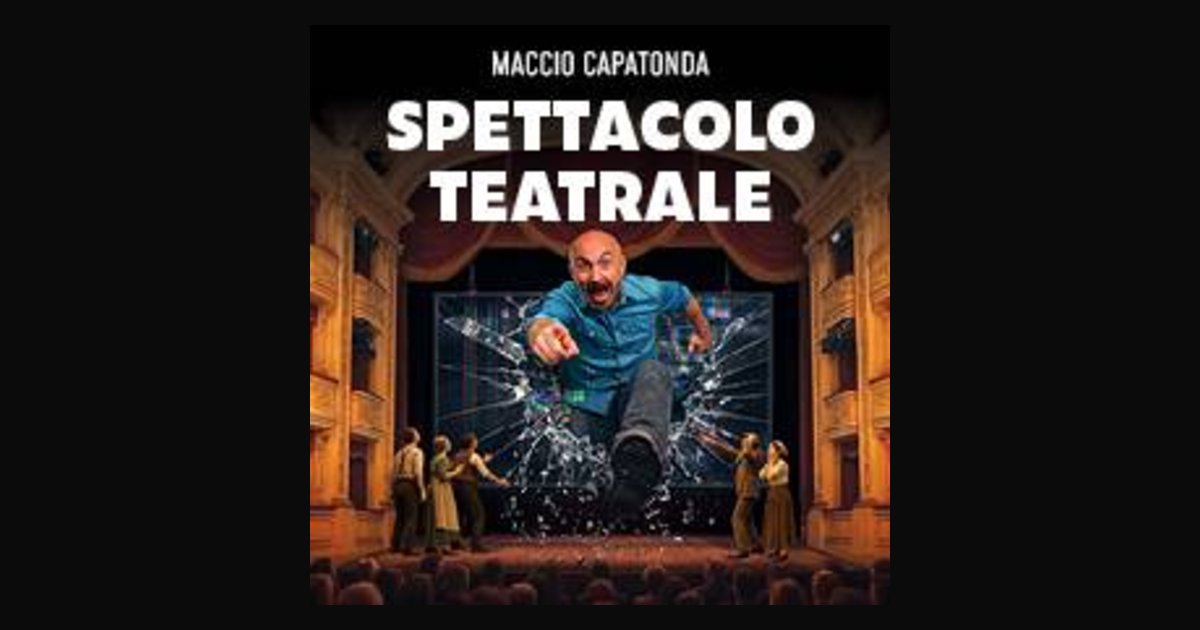 Locandina di Maccio Capatonda - Spettacolo Teatrale