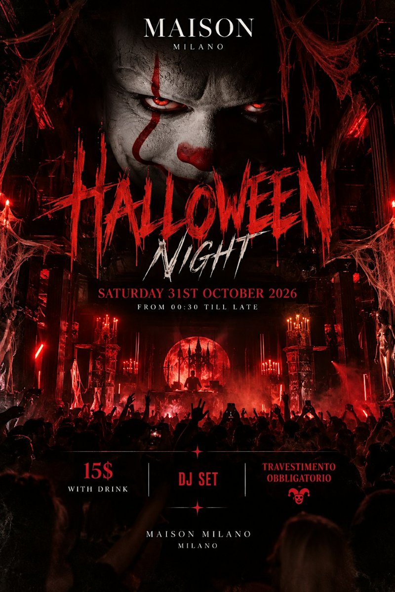 Locandina di Maison Milano: Halloween Night