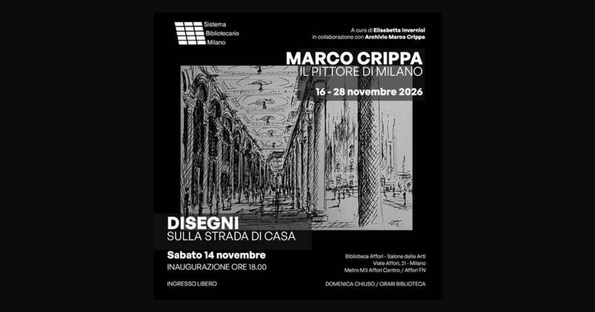 Locandina di Marco Crippa. Il pittore di Milano: Disegni sulla strada di casa