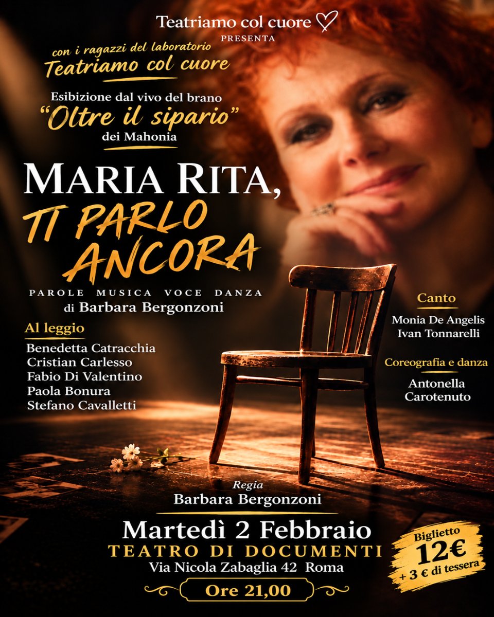 Locandina di Maria Rita, Ti Parlo Ancora