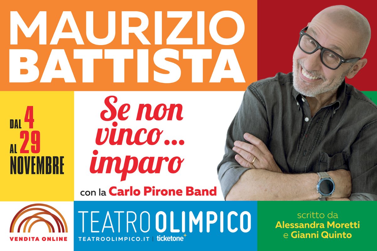 Locandina di Maurizio Battista – Se non vinco…imparo