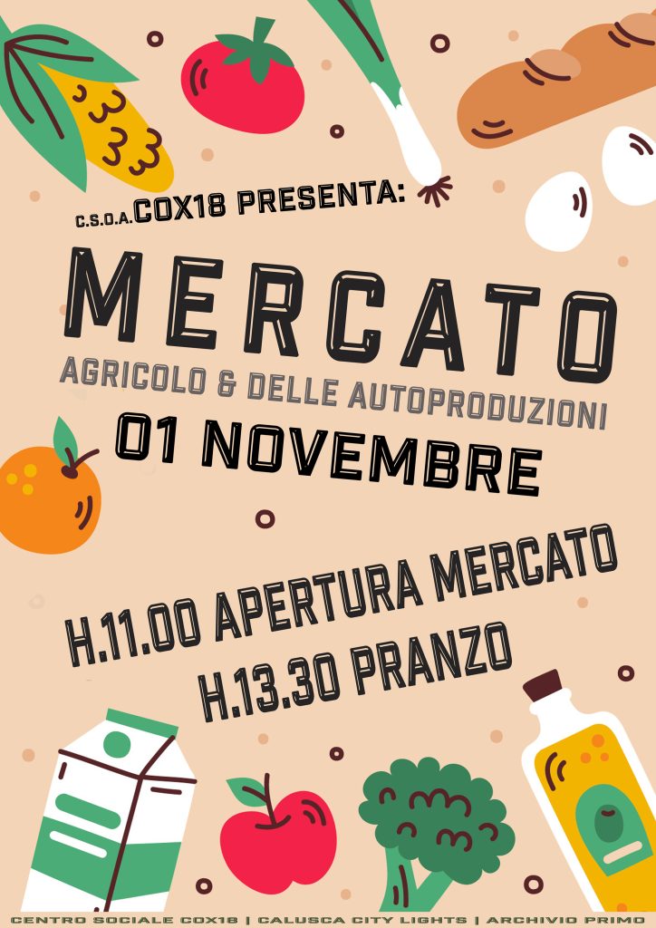 Locandina di Mercato Agricolo & Delle Autoproduzioni