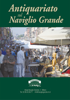 Locandina di Mercatone dell’Antiquariato sul Naviglio Grande