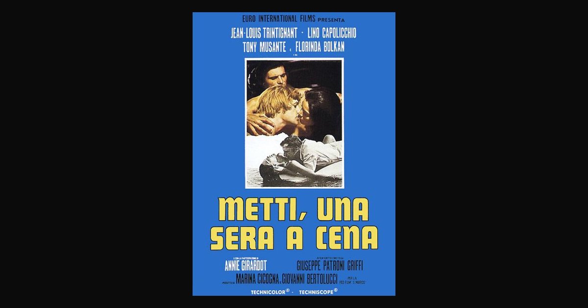 Locandina di METTI, UNA SERA A CENA (RIED.)