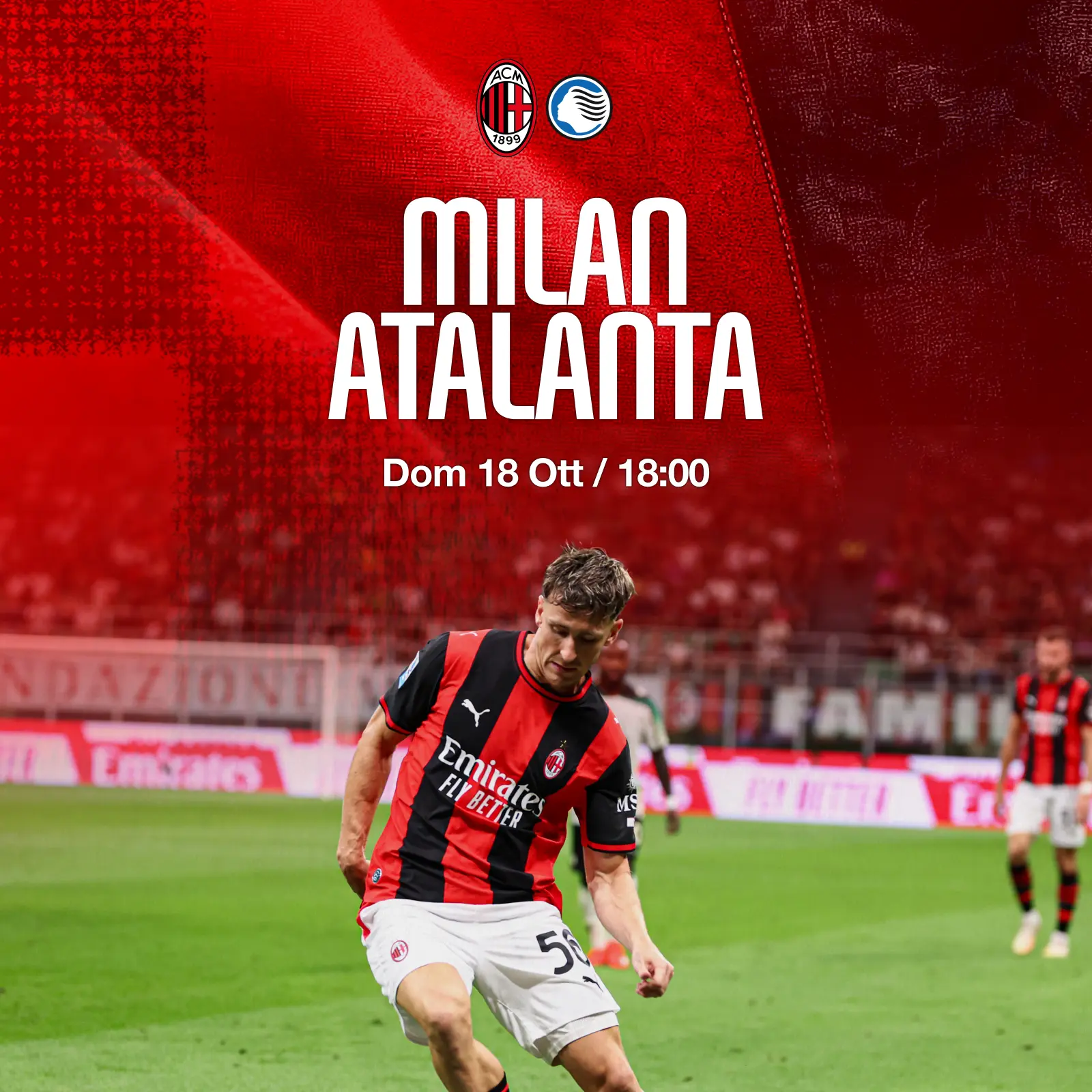 Locandina di MILAN‑ATALANTA: DI NUOVO A SAN SIRO