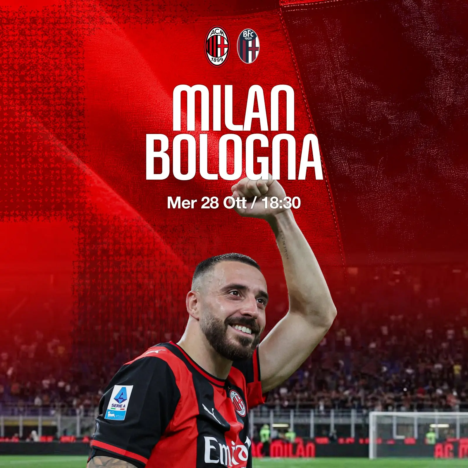 Locandina di Milan - Bologna
