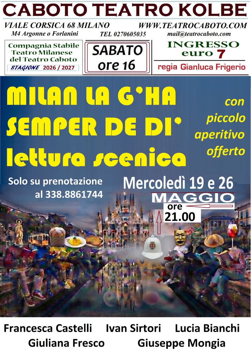 Locandina di MILAN LA G’HA SEMPER DE DI’