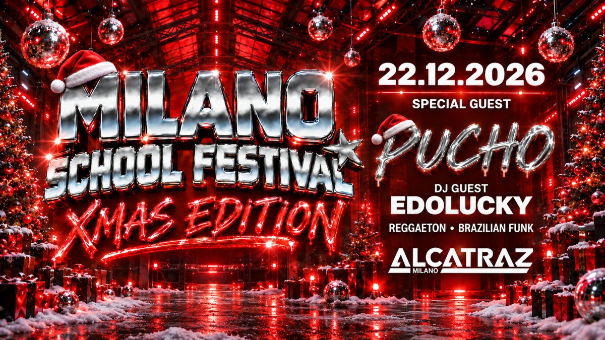 Locandina di 🧑‍🎄milano School Festival – Xmas Edition | Pucho