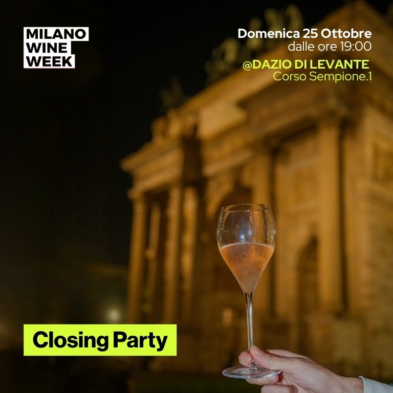Locandina di Milano Wine Week Closing Party