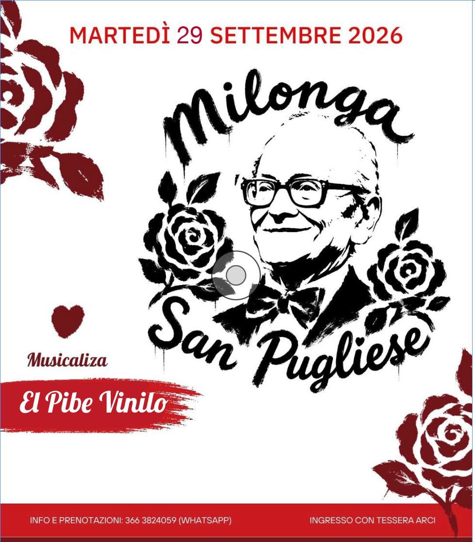 Locandina di Milonga San Pugliese Tdj El Pibe Vinilo