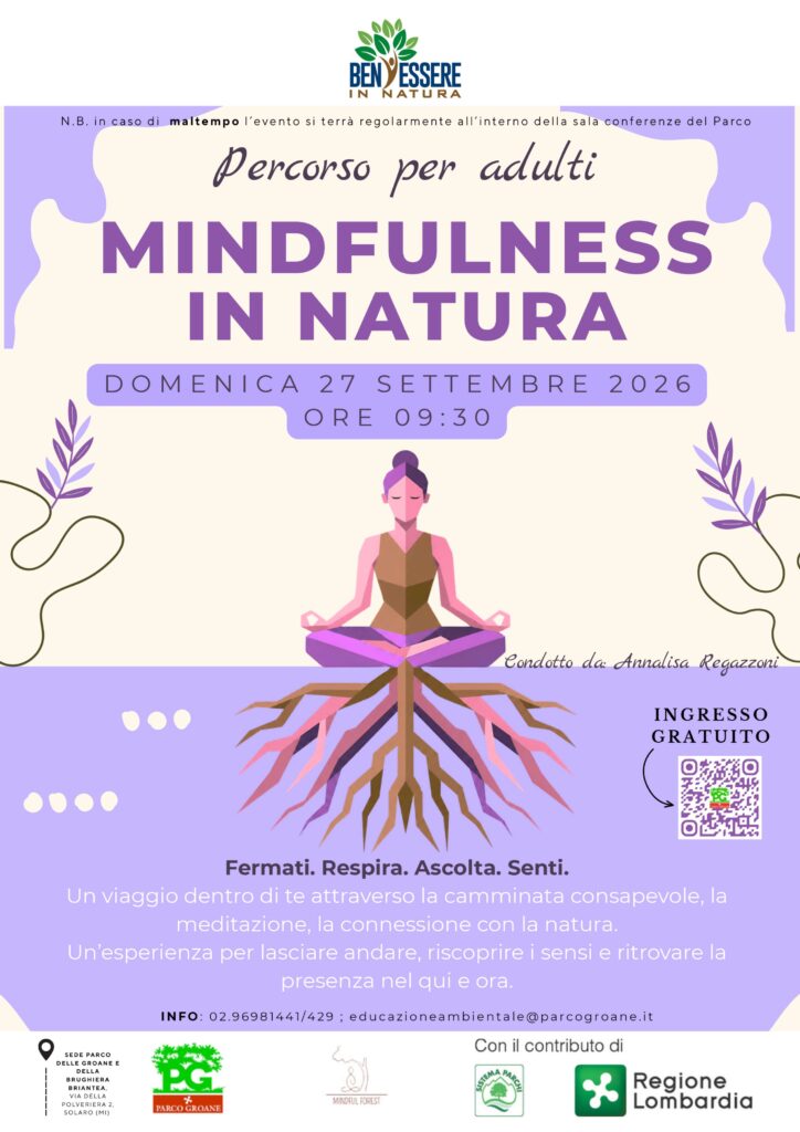 Locandina di Mindfulness, camminare per ritrovare l’ascolto