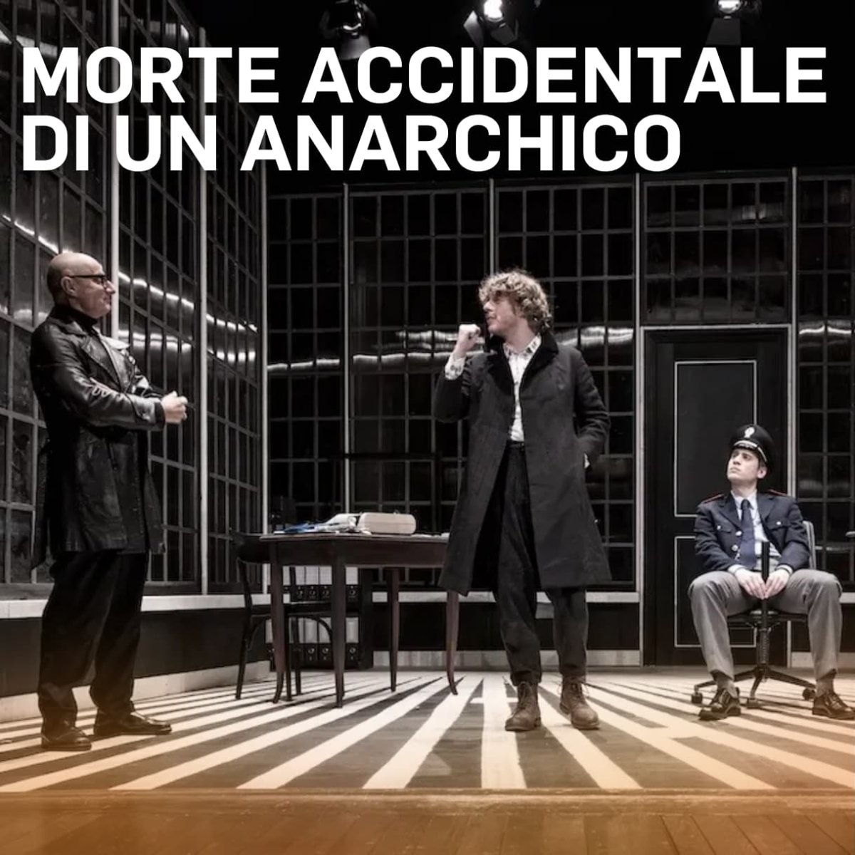 Locandina di Morte accidentale di un anarchico – Lodo Guenzi