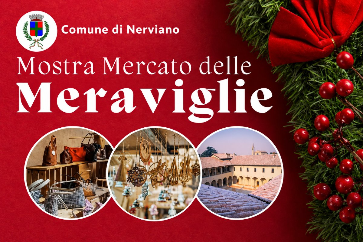 Locandina di Mostra Mercato delle Meraviglie. Edizione Natale