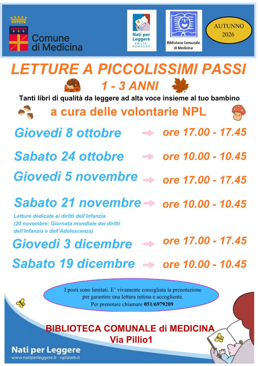 Locandina di Nati per Leggere – Letture ad alta voce