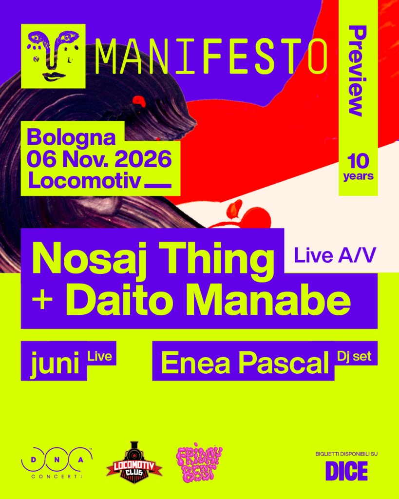 Locandina di NOSAJ THING + DAITO MANABE live a/v