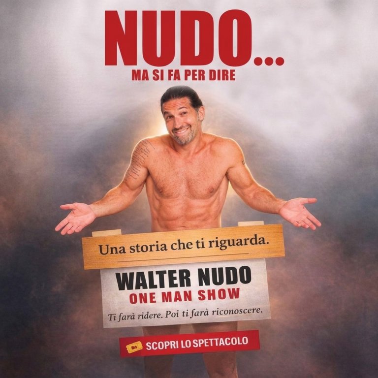 Locandina di Nudo… ma si fa per dire