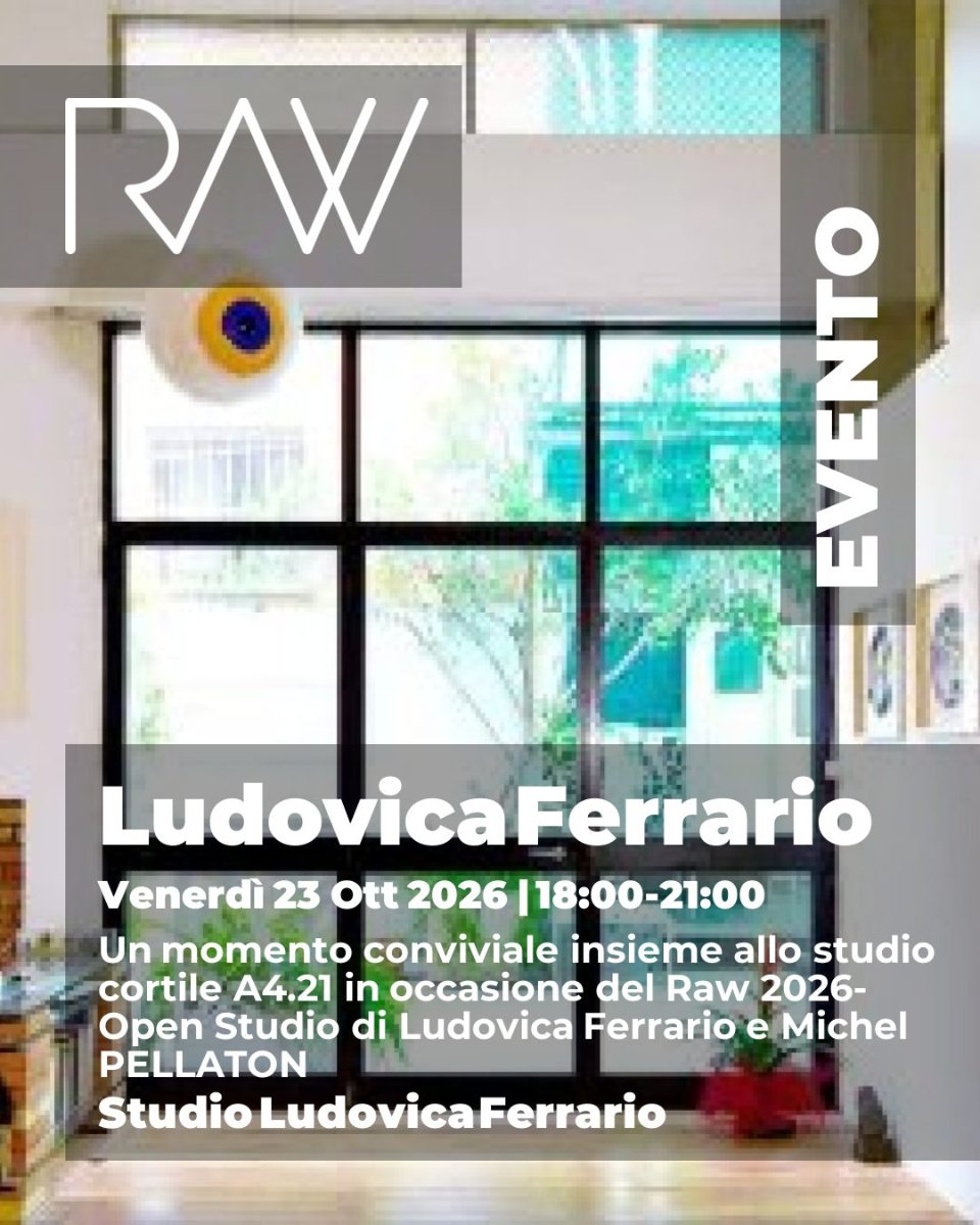 Locandina di Open Studio Ludovica Ferrario