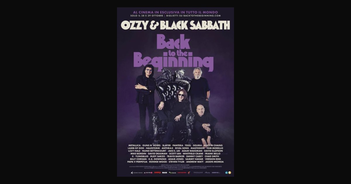 Locandina di Ozzy & Black Sabbath: Back To The Beginning