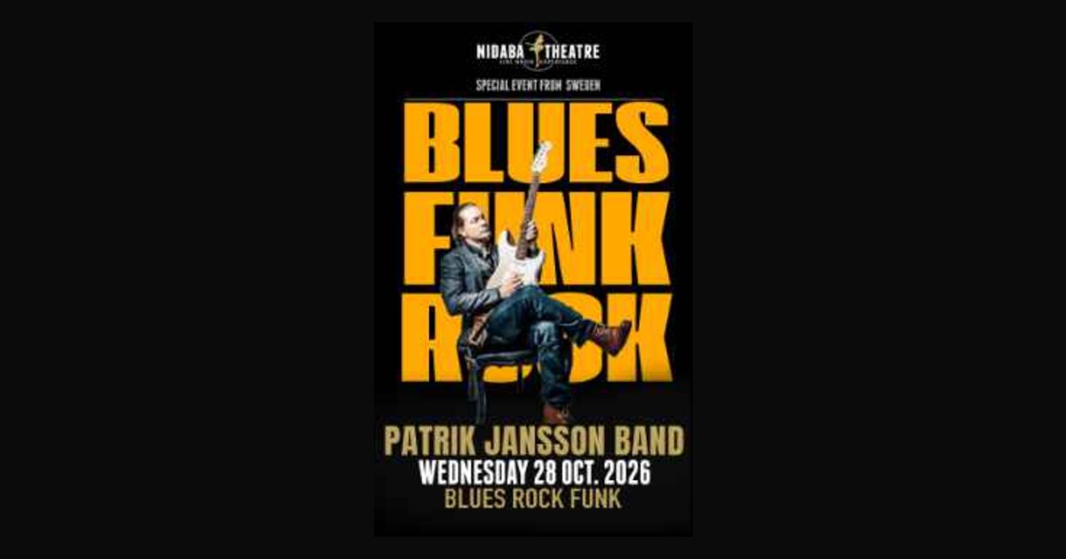 Locandina di PATRIK JANSSON BAND live al Nidaba Theatre