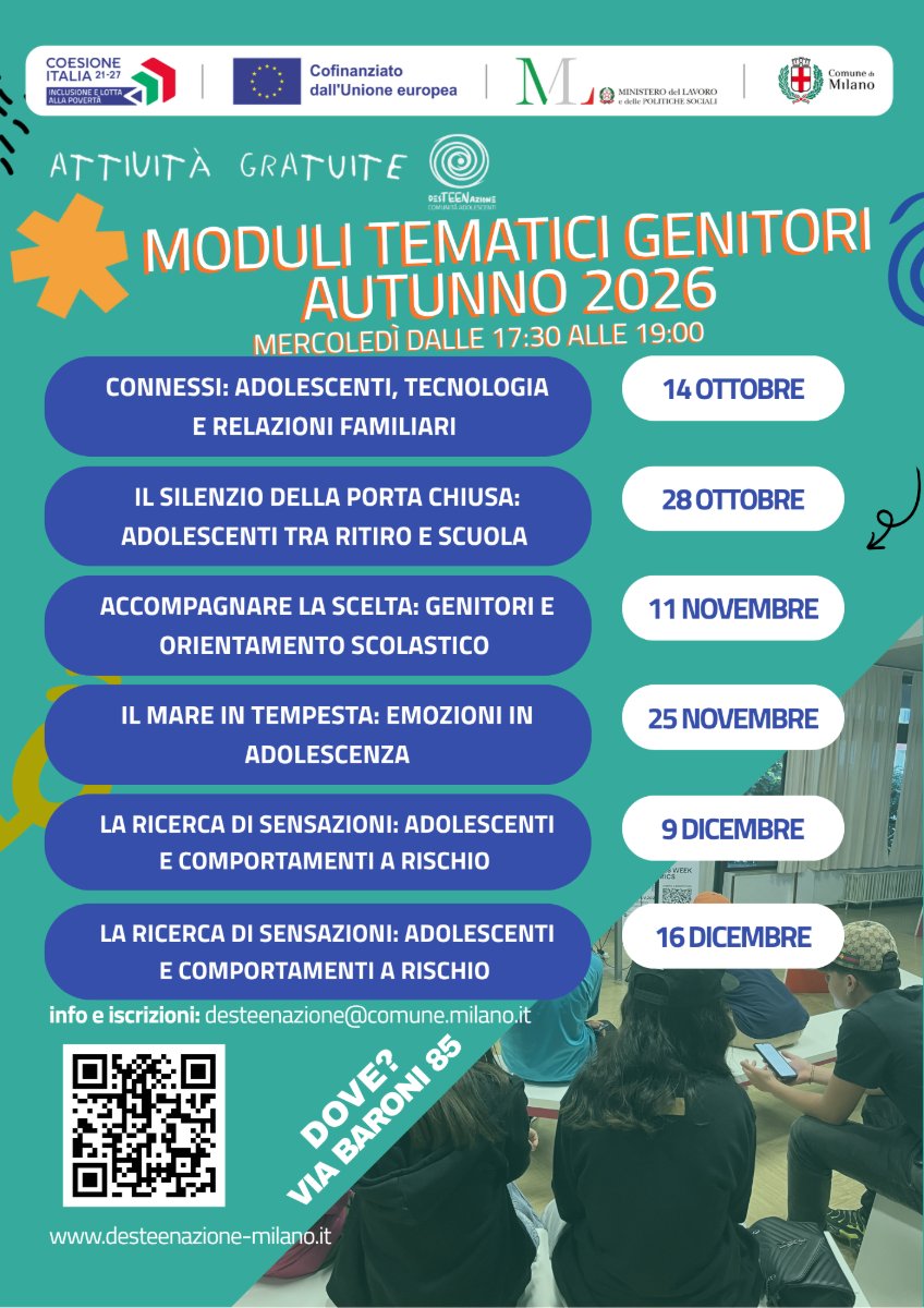 Locandina di Percorso genitori