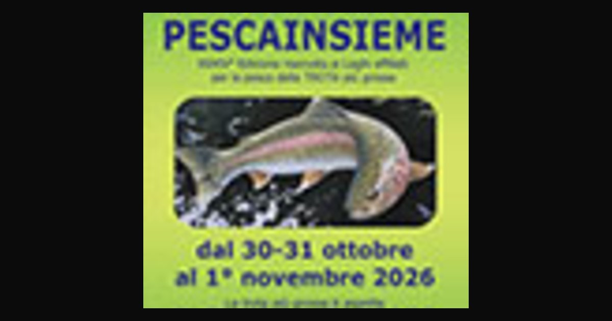 Locandina di PESCAINSIEME 2026